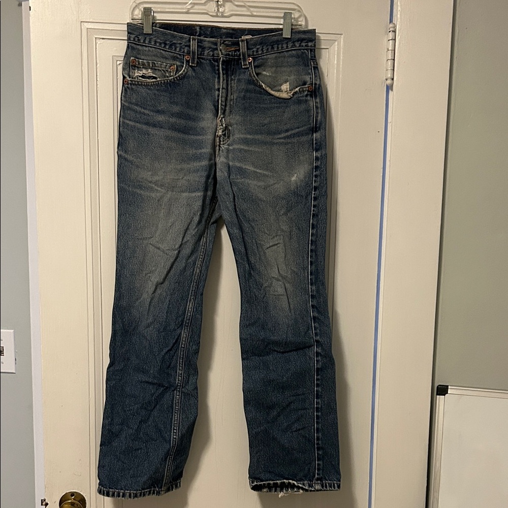 Levi's 517 Classic Bootcut Jeans in Dark Blue 31 x 30